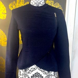 Karen Milker ribbed asymmetrical cardigan